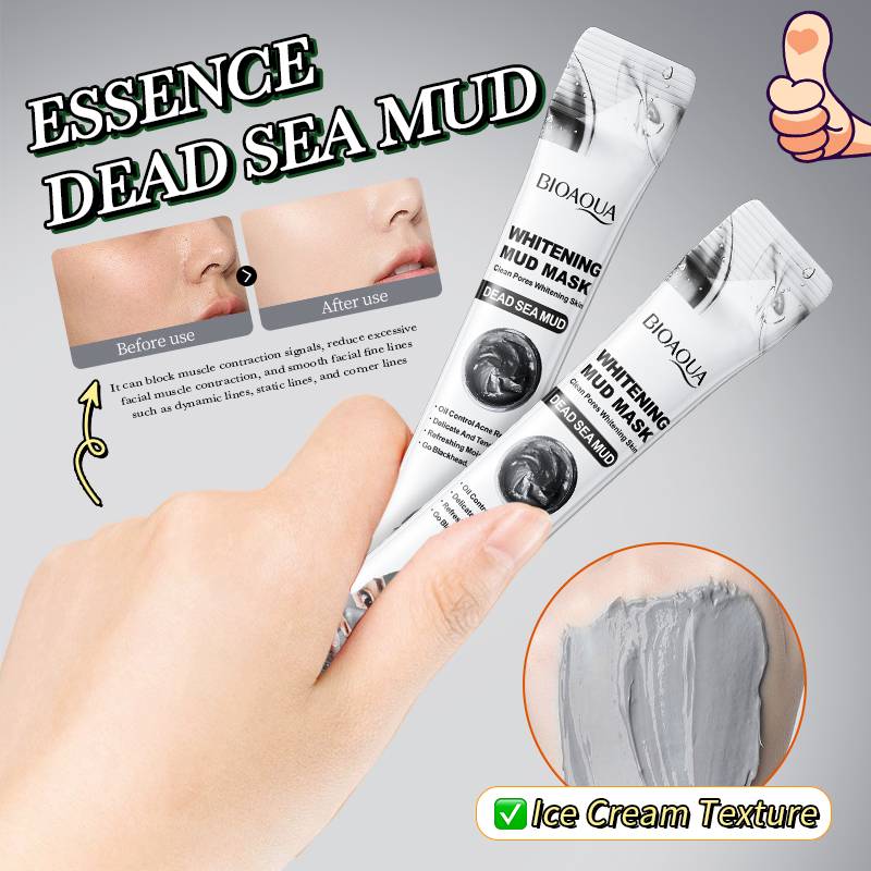 Bioaqua Dead Sea Mud Whitening Mud Mask 8g*10 Pcs BIOAQUA Pakistan