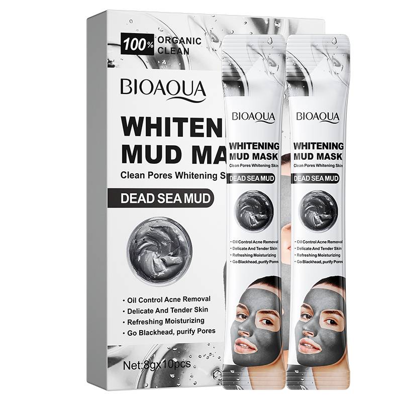 Bioaqua Dead Sea Mud Whitening Mud Mask 8g*10 Pcs BIOAQUA Pakistan