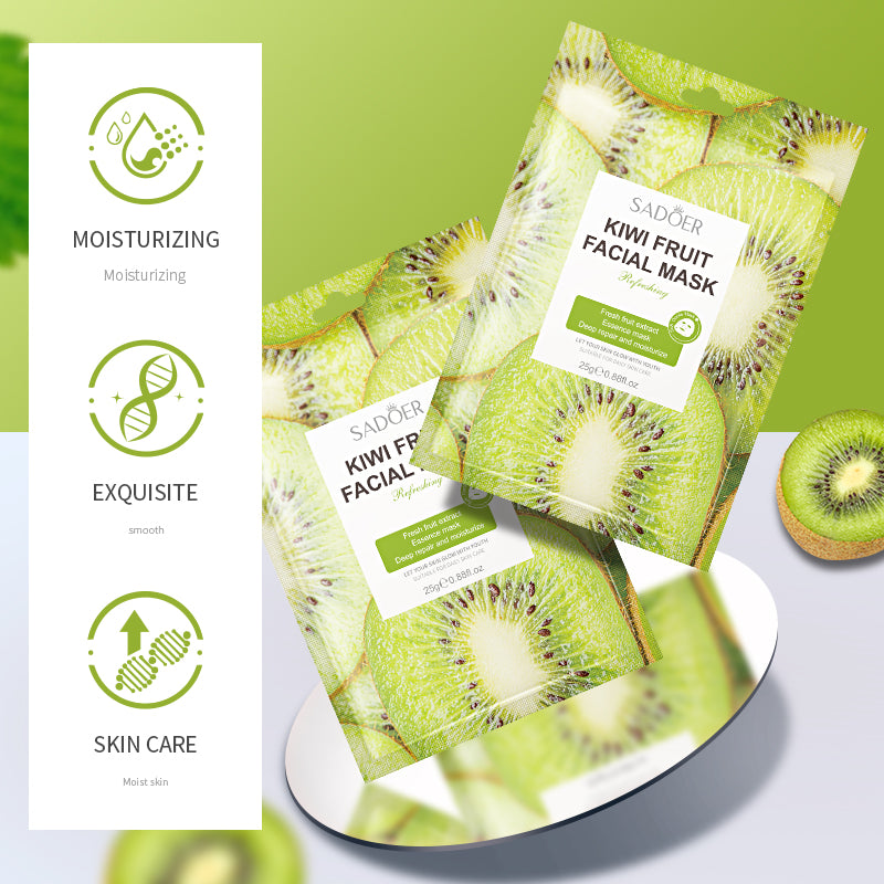 SADOER Kiwi Fruit Moisturizing Face Sheet Mask 25ml | Refreshing