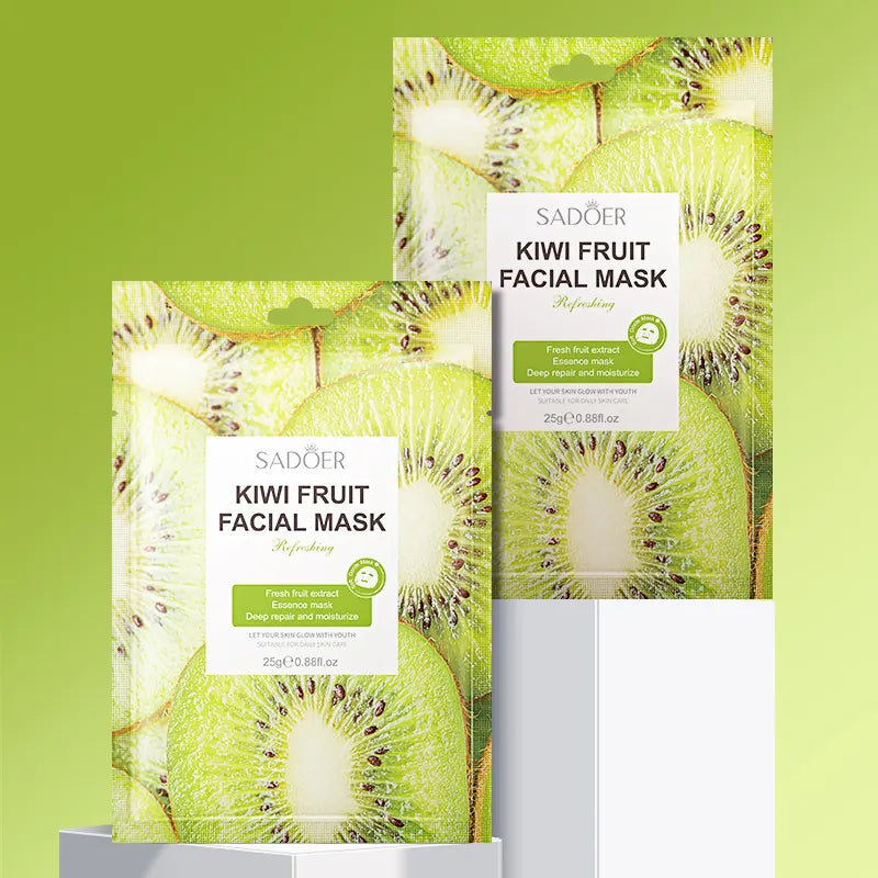 msk キウイつる SADOER Kiwi Fruit Moisturizing Face Sheet Mask 25ml | Refreshing