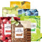SADOER Pack of 4 Fruit Brightening Face Sheet Mask