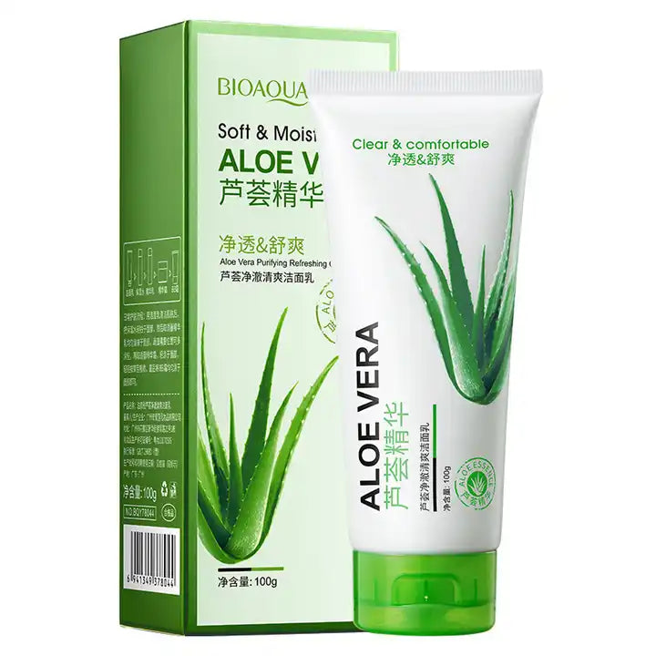 Bioaqua Soft And Moisturizing Aloe Vera Facial Cleanser Bioaqua Pakistan