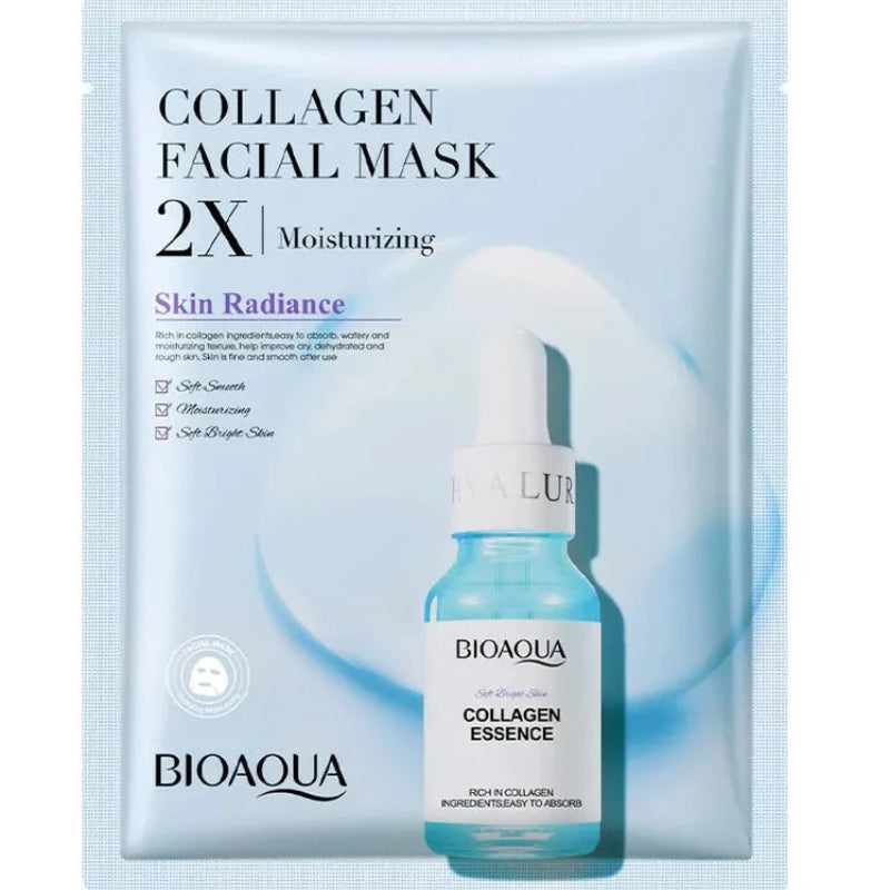 BIOAQUA 5-Piece Facial Mask Set - Rose Extract Anti-Oxygen Hydrating Face Masks