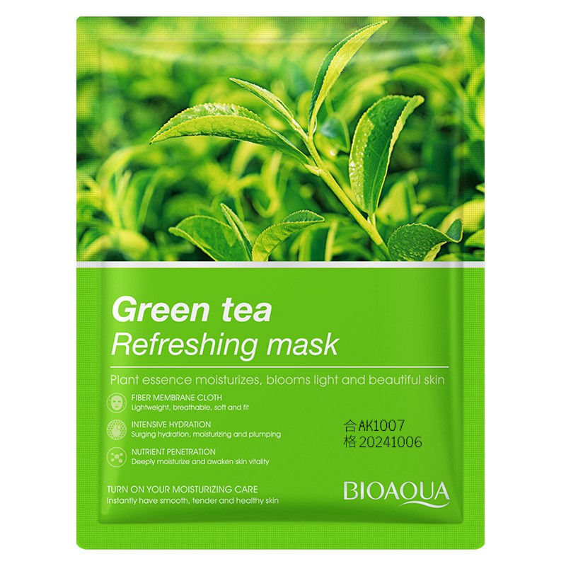 BIOAQUA Green Tea Refreshing Face Sheet Mask