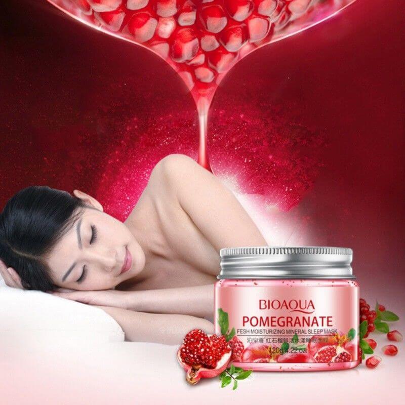 BIOAQUA Pomegranate Fresh Moisturizing Mineral Sleep Mask BIOAQUA