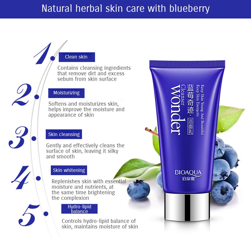 BIOAQUA Blueberry Moisturizing Facial Cleanser | BIOAQUA Pakistan