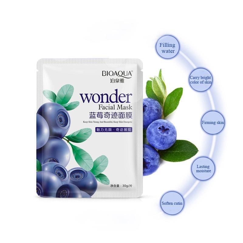 Bioaqua Natural Blueberry Wonder Facial Sheet Mask Bioaqua Pakistan