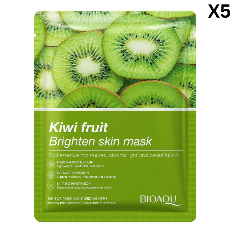 BIOAQUA Kiwi Fruit Brighten Skin Face Sheet Mask