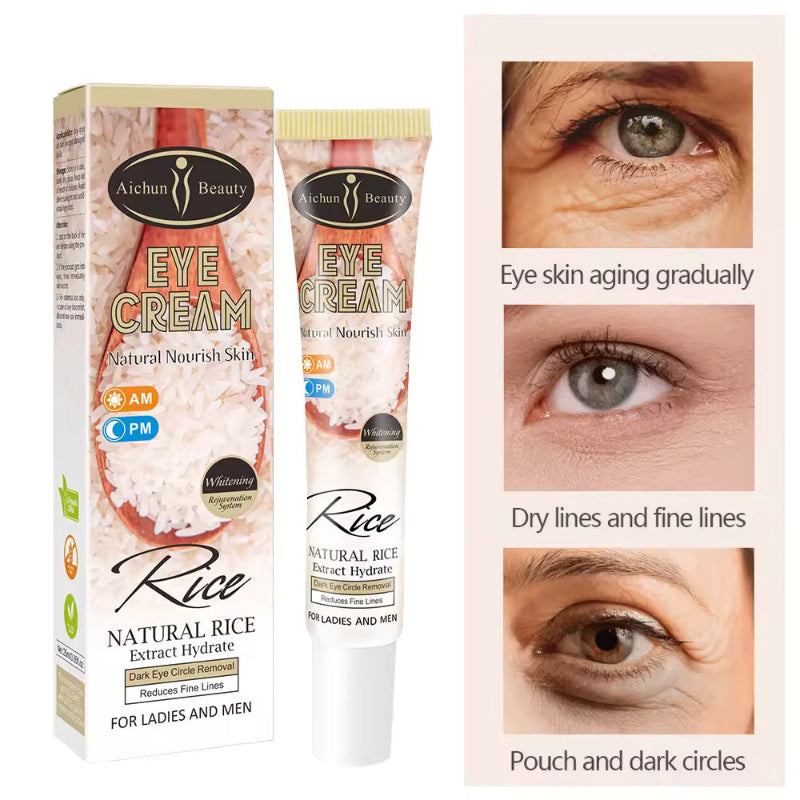 Aichun Beauty Natural Rice Nourish Eye Cream 25g