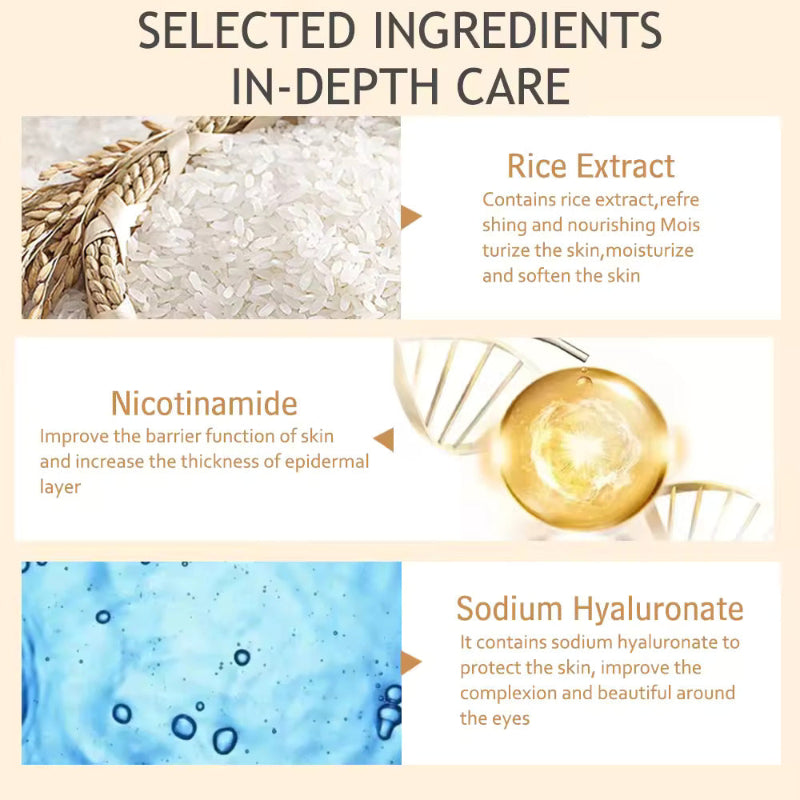 Aichun Beauty Natural Rice Nourish Eye Cream 25g | BIOAQUA Pakistan