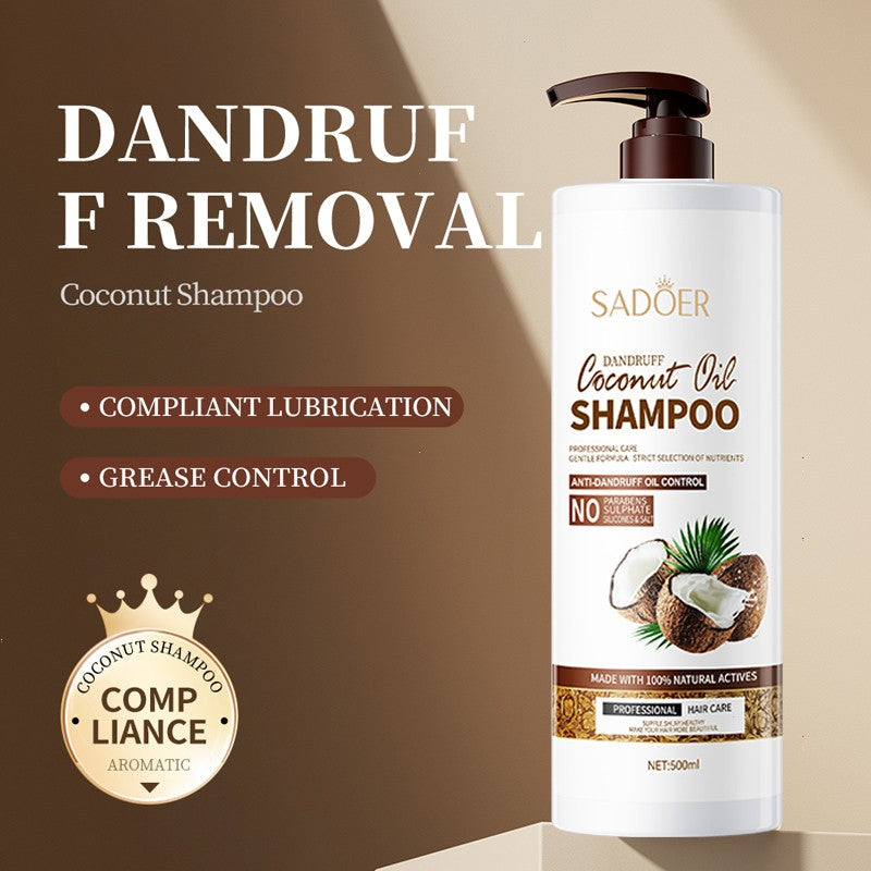 Sadoer Anti Dandruff Coconut Oil Nourishing Smooth Fluffy Shampoo 500ml