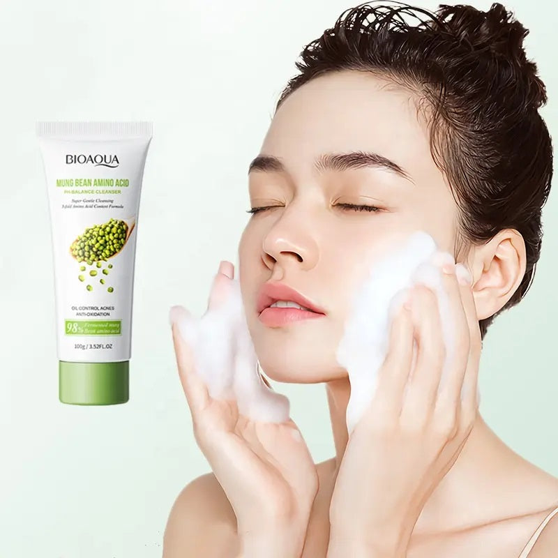 BIOAOUA Mung Bean Amino Acid Facial Cleanser 100g