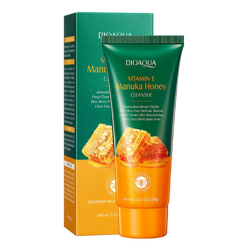 Bioaqua Vitamin E Manuka Honey Facial Cleanser 100g