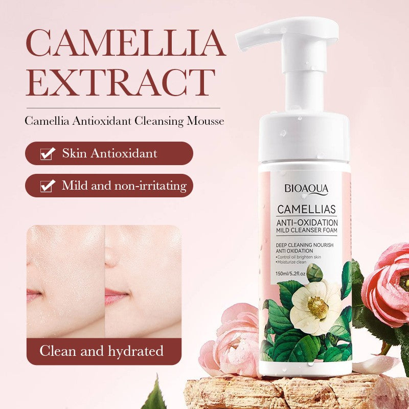 Bioaqua Camellias Anti-Oxidation Mild Foam Cleanser 150ml