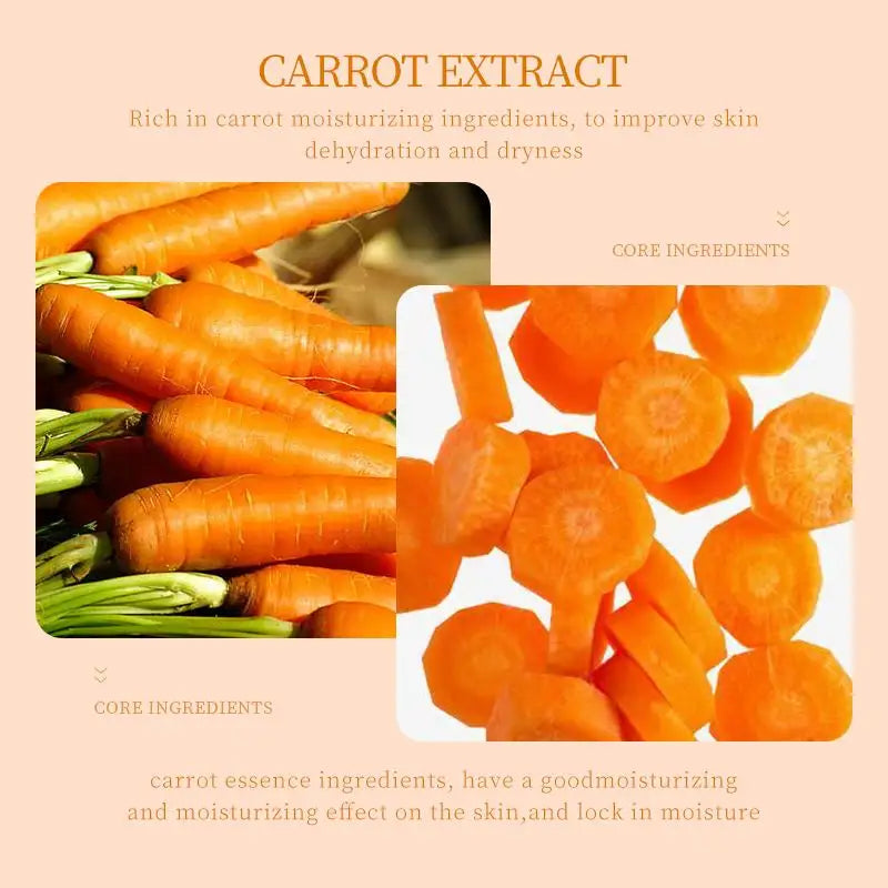 SADOER Carrot Moisturizing Face Sheet Mask