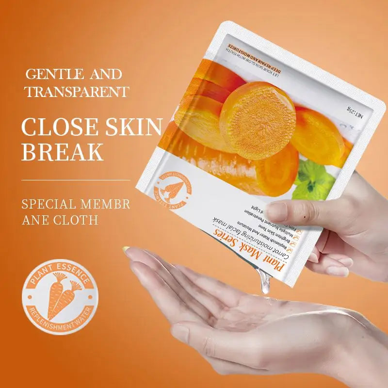 SADOER Carrot Moisturizing Face Sheet Mask