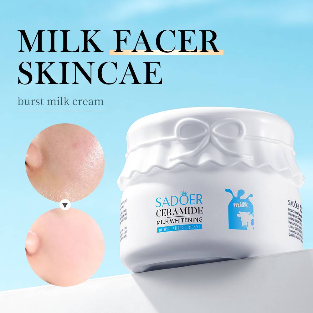 Sadoer Ceramide Whitening Burst Milk Moisturizing Face Cream 120g