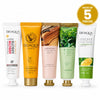 BIOAQUA Pack of 5 Moisturizing Hand Cream Set – Nourishing & Brightening