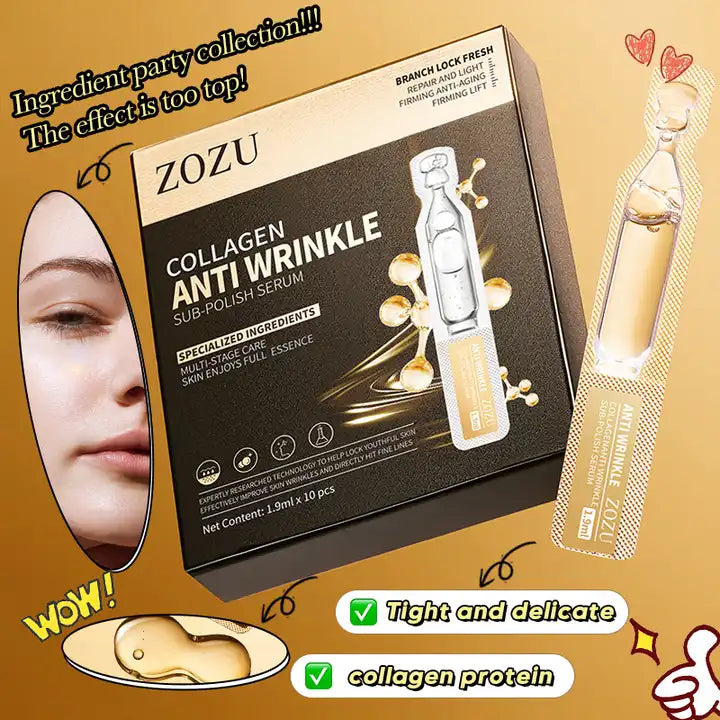 ZOZU Collagen Anti Wrinkle Sub Polish Face Serum 1.9ml*10