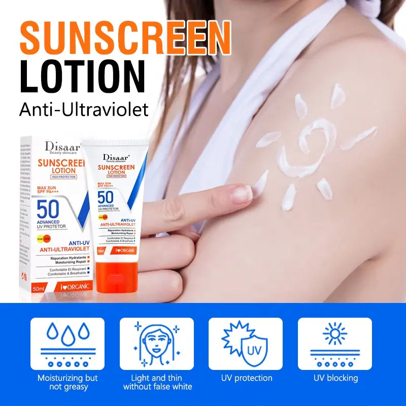 DISAAR Sunscreen Lotion Spf-50 Advance UV Protection