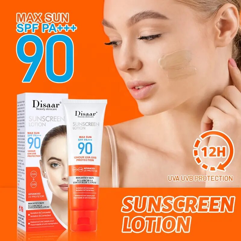 DISAAR Organic Sun Protection Sunscreen Lotion SPF 90 50ml