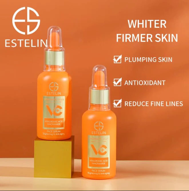 Estelin Vitamin C Hyaluronic Acid Brightening and Anti Aging 4 Piece Set
