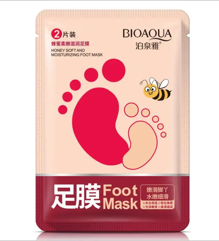 BIOAQUA Honey Soft and Moisturizing Foot Mask (Pair)