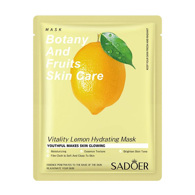 Sadoer Botany And Fruits Lemon Hydrating Face Sheet Mask