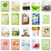 SADOER Plant-Based Face Sheet Masks - Multi-Pack (3/5/10/12 Pcs Random)
