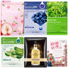 BIOAQUA Pack of 6 Moisturizing and Soothing Face Sheet Masks
