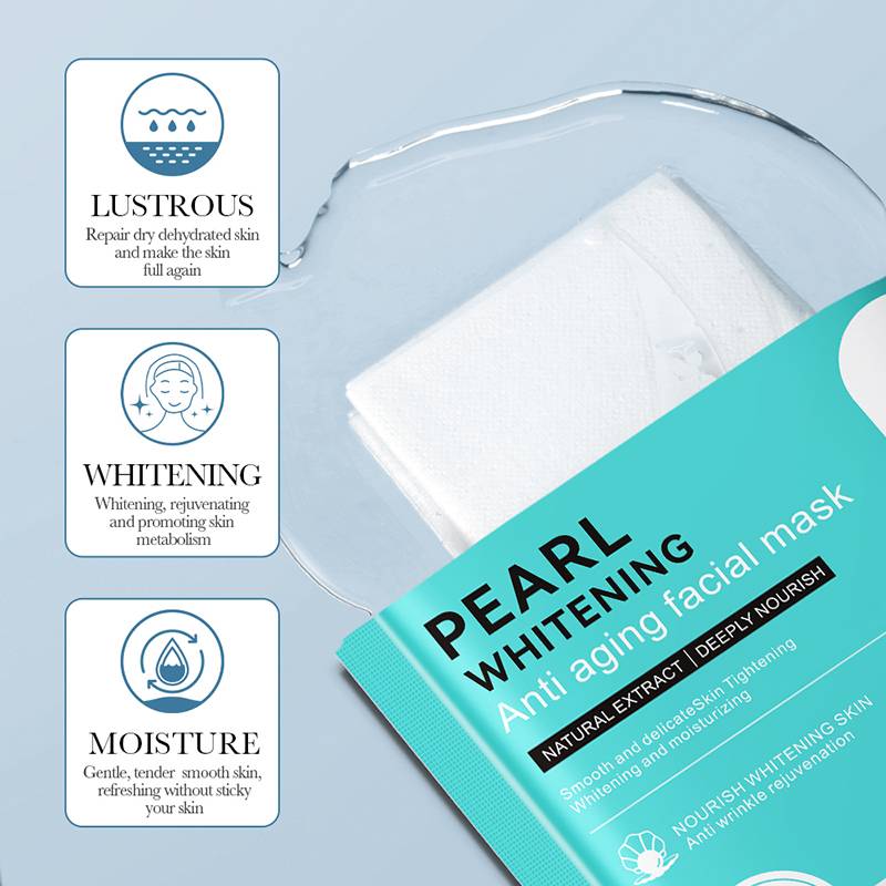Bioaqua Pack of 3 Whitening Anti-Wrinkle  Rejuvenating Moisturizing Facial Sheet Mask