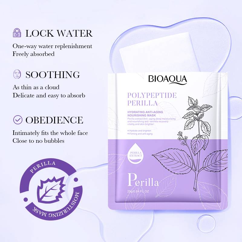 Bioaqua Pack of 4 Polypeptide Perilla Anti Aging Skin Care Set