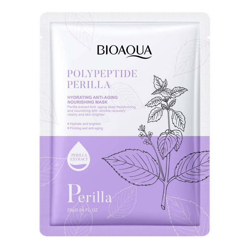 Bioaqua Polypeptide Perilla Hydrating Anti-Aging Face Sheet Mask