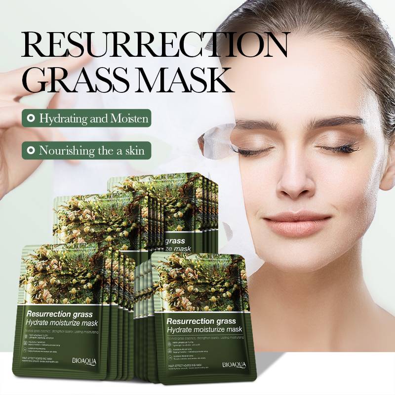 Bioaqua Pack of 4 Multi-Effect Nourishing Smooth Moisturizing Facial Sheet Mask