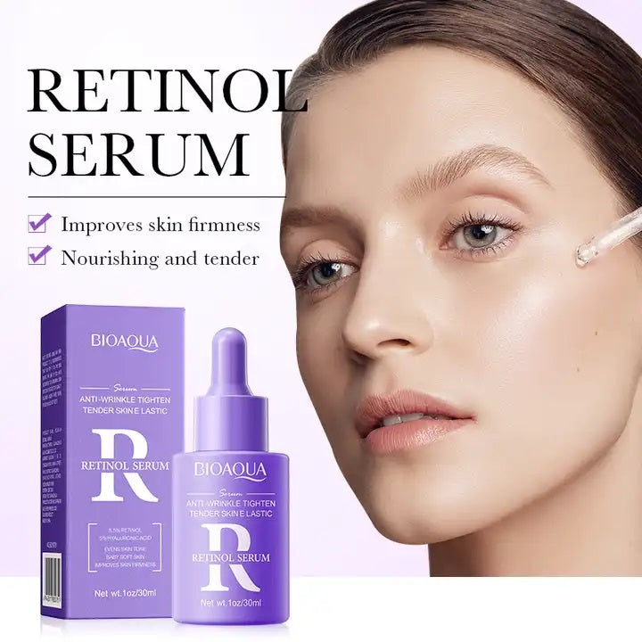 Bioaqua Anti Wrinkle Tighten Tender Skin Eleastic Retinol Face Serum 30ml