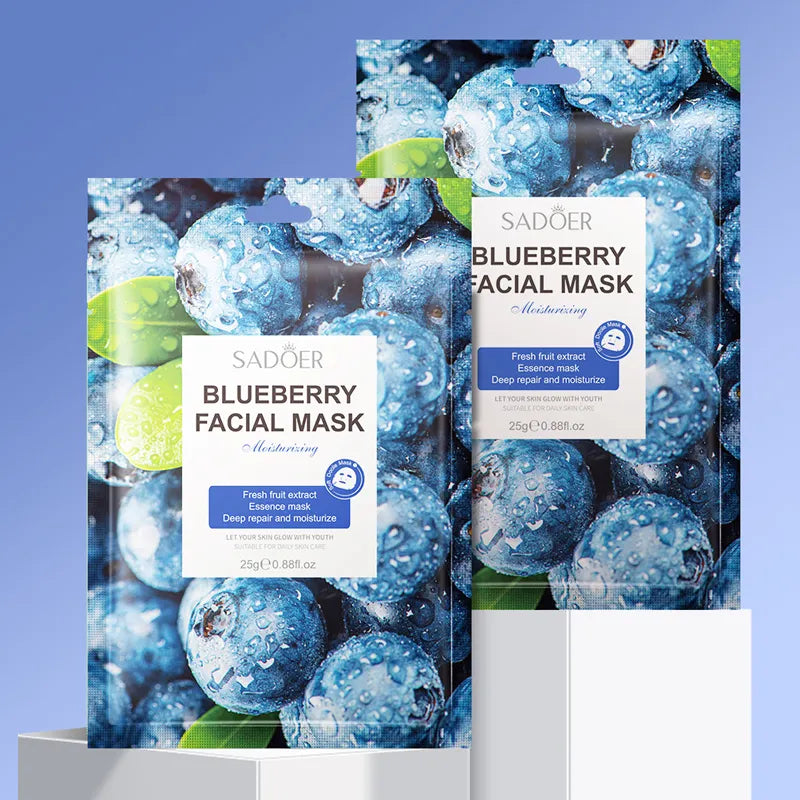 SADOER Blueberry Moisturizing Face Sheet Mask SD93899 