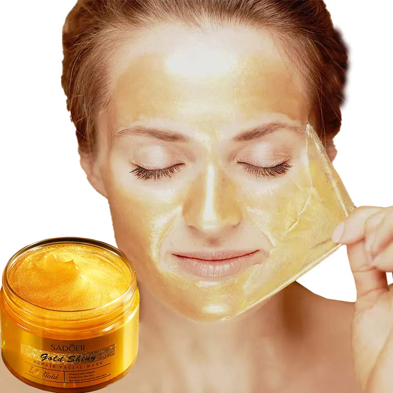 SADOER Gold Shiny Repair Facial Mask 120g | BIOAQUA Pakistan