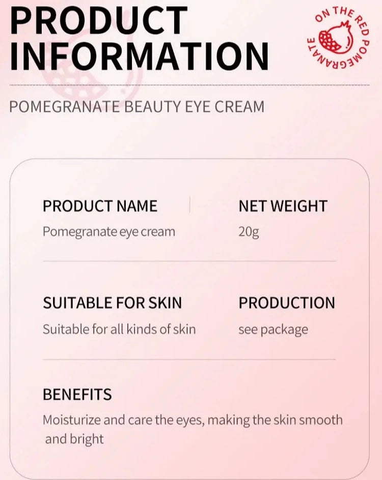 SADOER Pomegranate Fresh Brightening Eye Cream 20g