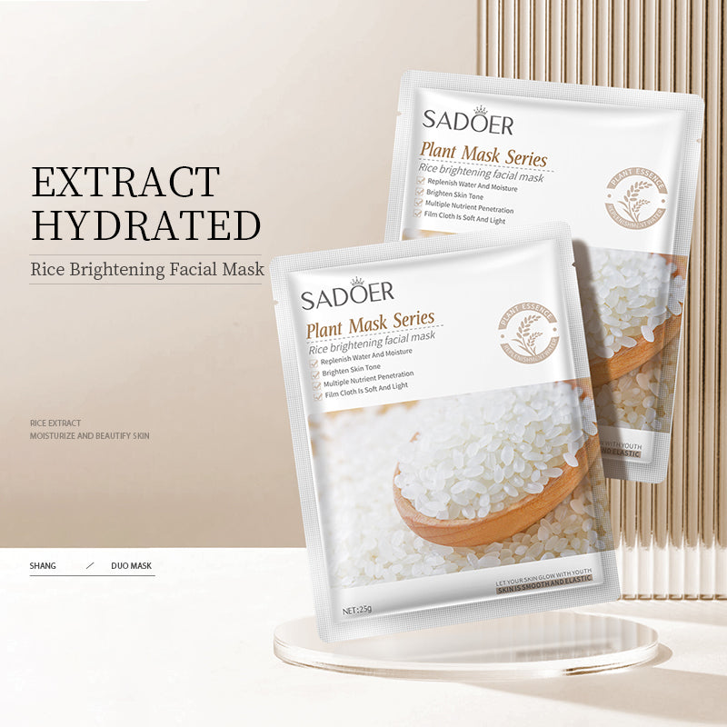 SADOER Rice Brightening Face Sheet Mask | BIOAQUA Pakistan