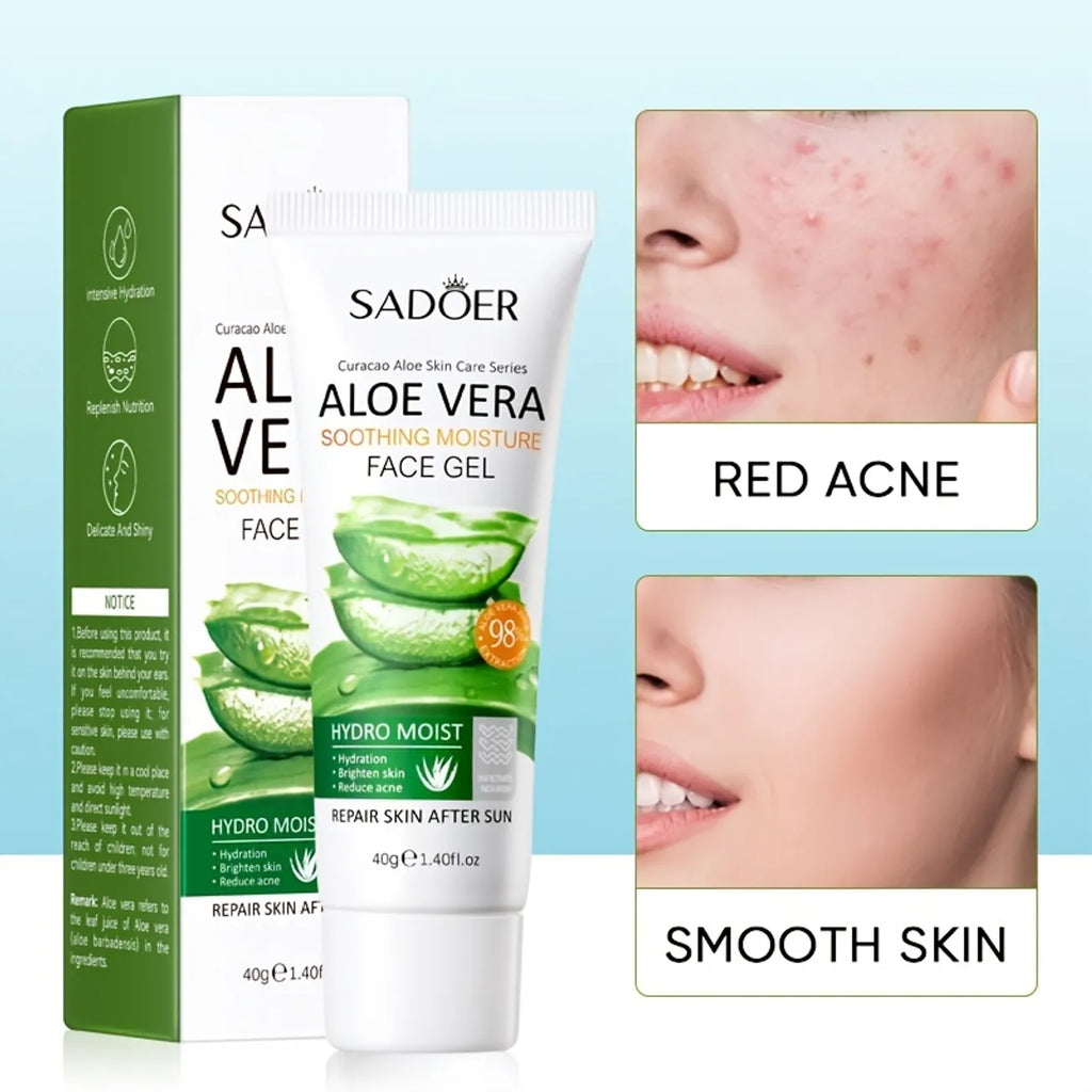 SADOER Pack of 5 Aloe Vera Moisturizing Skin Series
