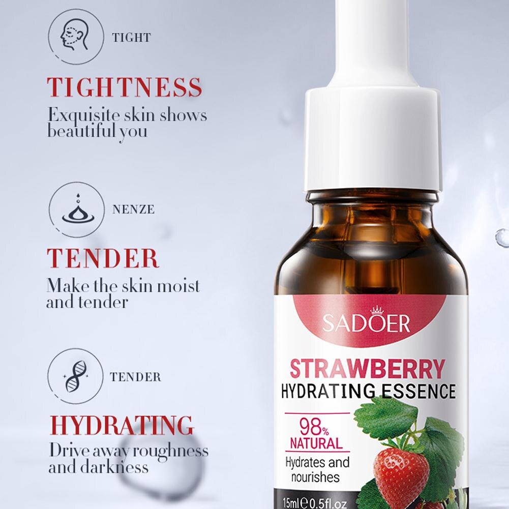 SADOER Strawberry Hydrating Essence Face Serum 15ml