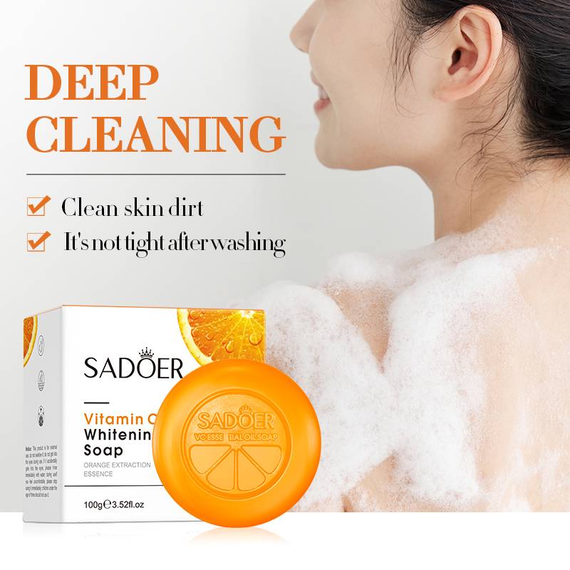 Sadoer Vitamin C Whitening Moisturizing Facial Soap 100g