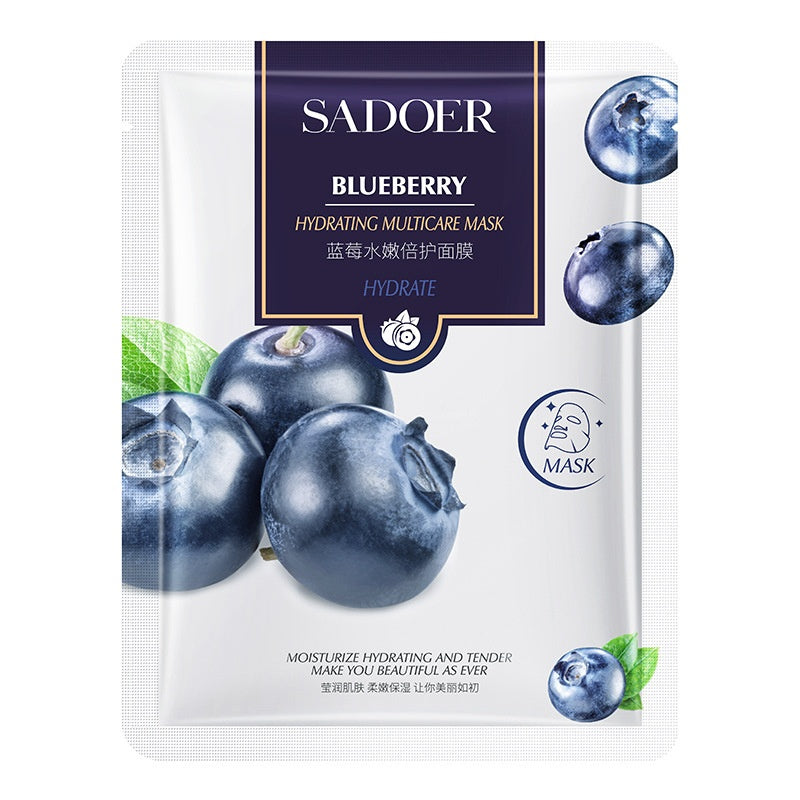 Sadoer Blueberry Hydrating Facial Sheet Mask