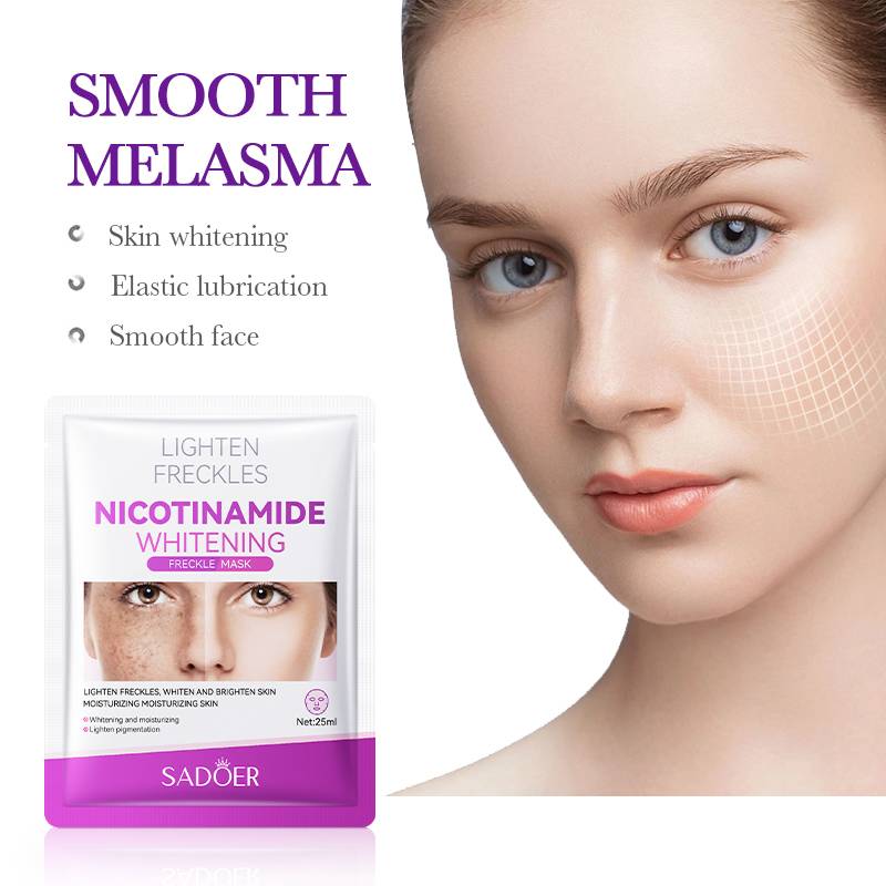 Sadoer Nicotinamide Whitening Freckle Moisturizing Facial Sheet Mask