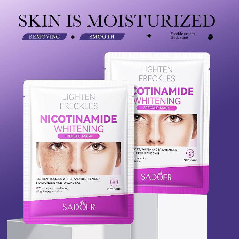 Sadoer Nicotinamide Whitening Freckle Moisturizing Facial Sheet Mask 1