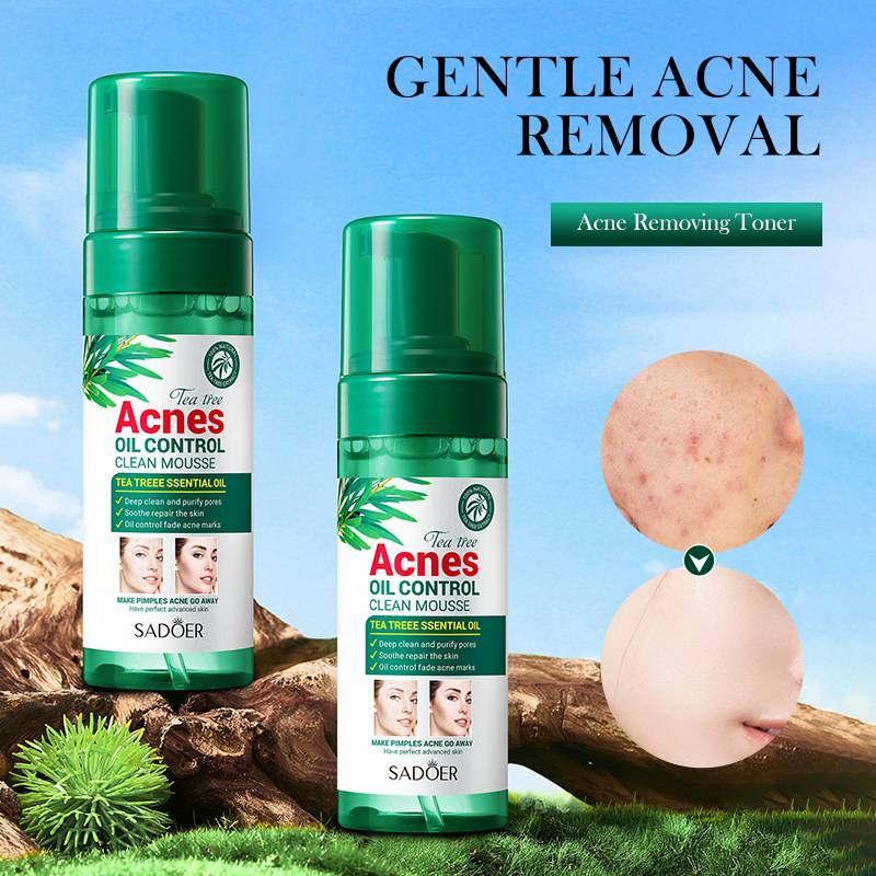 Sadoer Tea Tree Oil Control Anti-Acne Series oil control face mask clean mousse