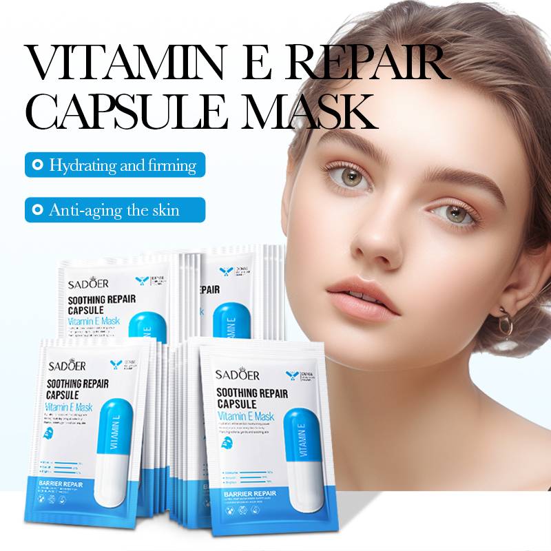 Sadoer Vitamin E Soothing Repair Capsule Facial Sheet Mask 2