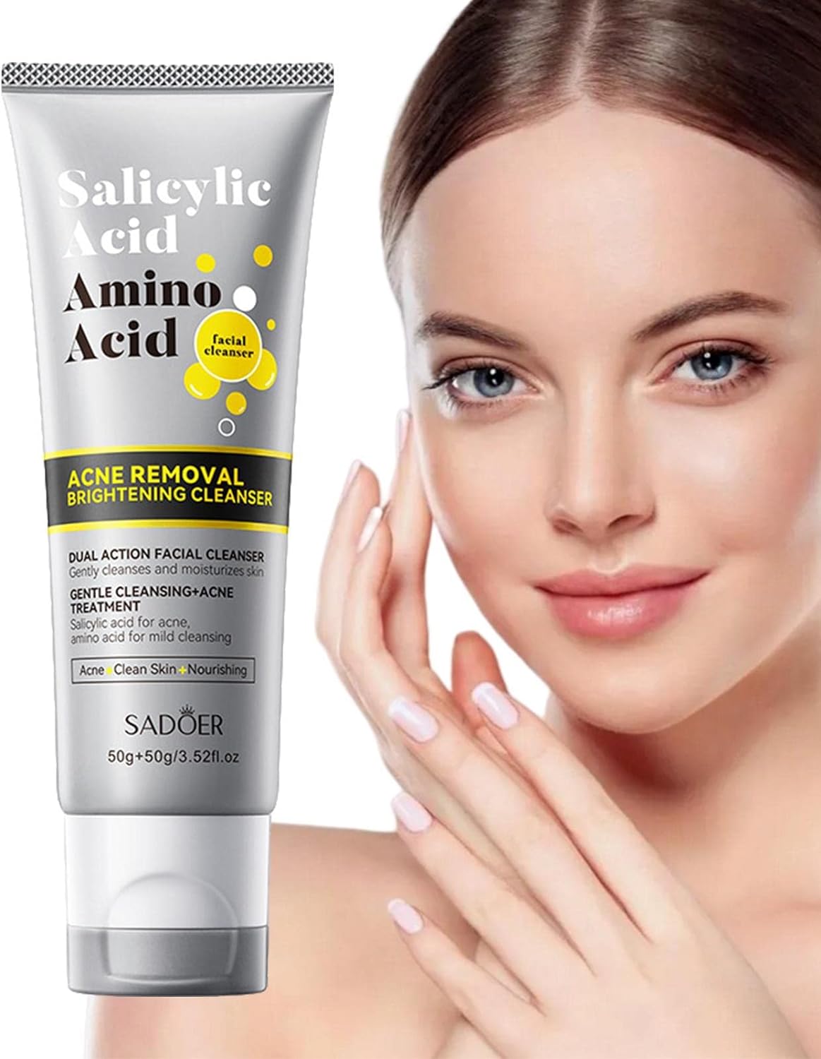 Sadoer Salicylic Acid Acne removal Brightening Facial Cleanser 100g SD BIOAQUA Pakistan