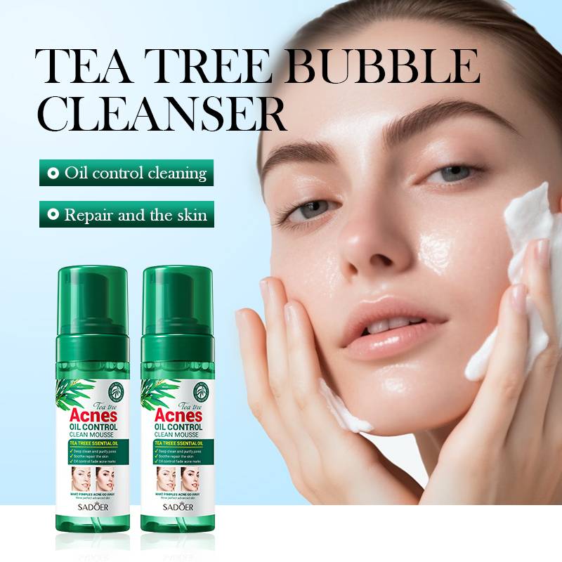 SADOER Tea Tree Anti Acne Oil Control Mousse Cleanser 150g