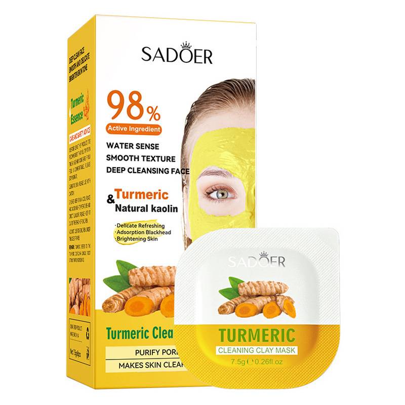 Sadoer Turmeric Brightening Cleaning Clay Mask 7.5g*8Pcs